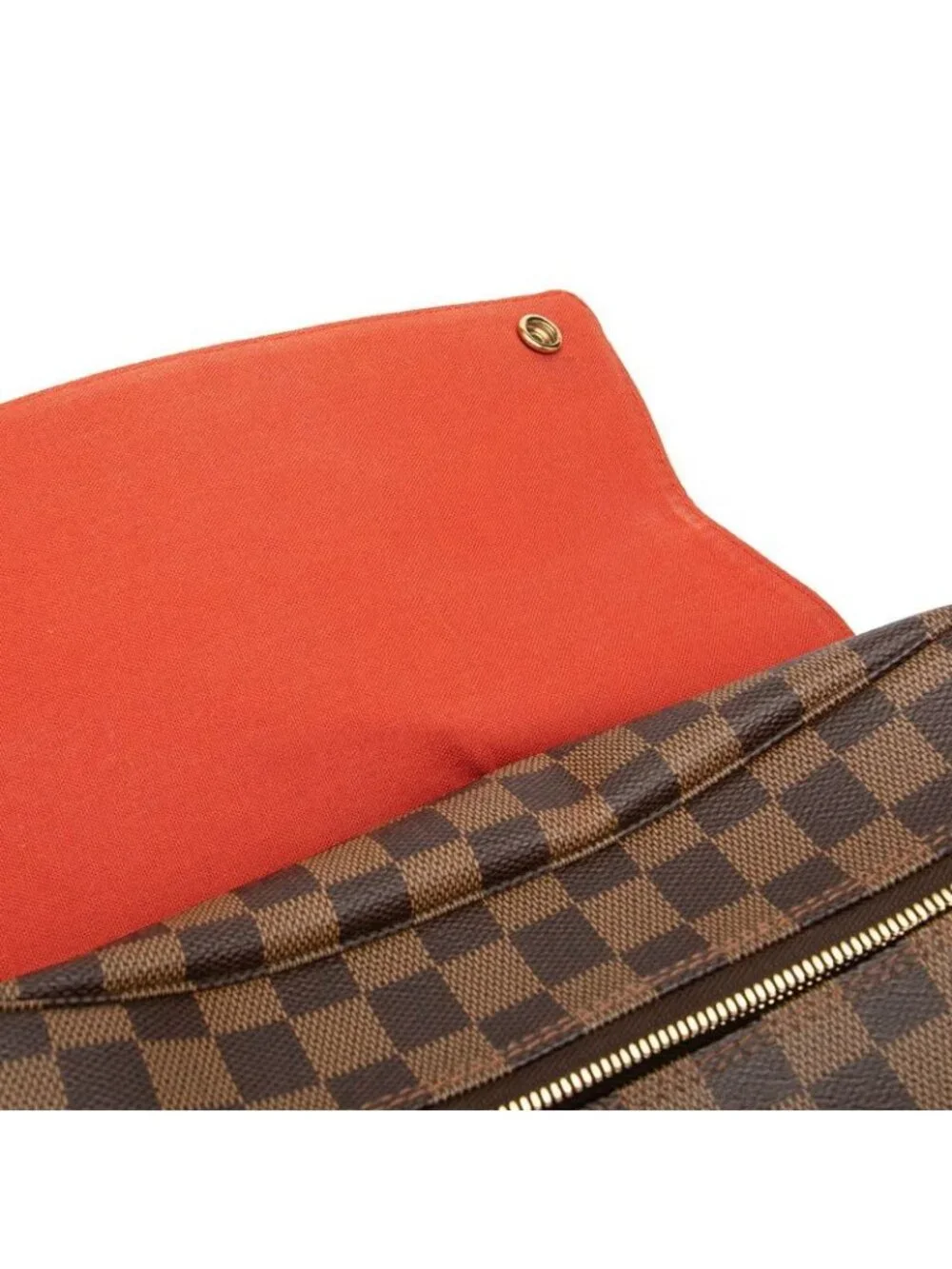 Louis Vuitton Damier Naviglio Crossbody Shoulder Bag Brown Leather